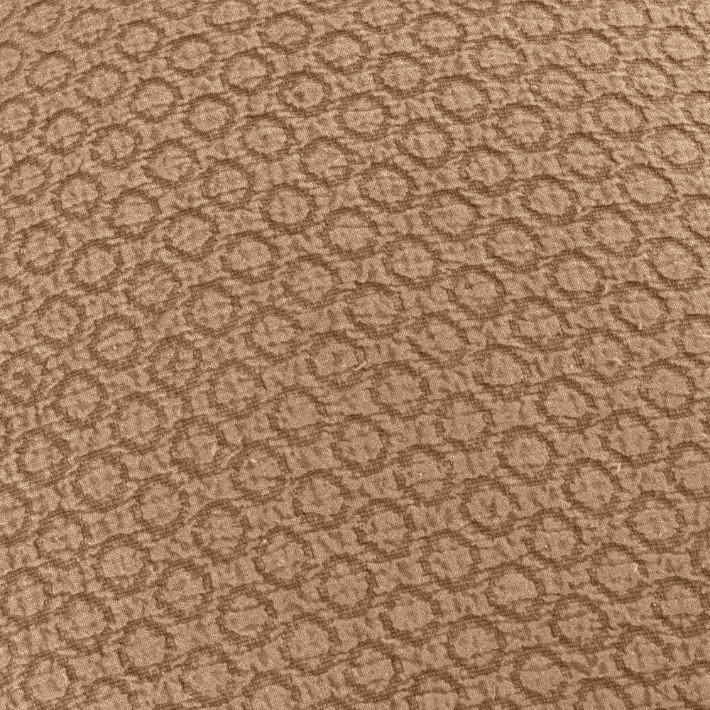 Tryfan Textured Cotton Cushion Biscuit