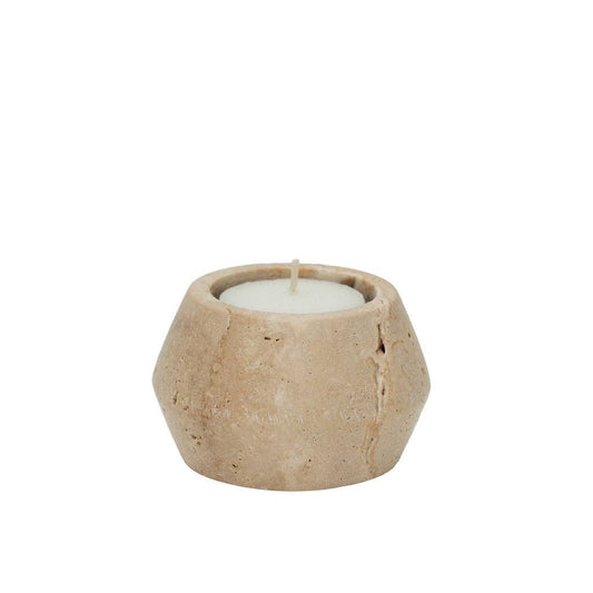 Travertine Tealight Holder