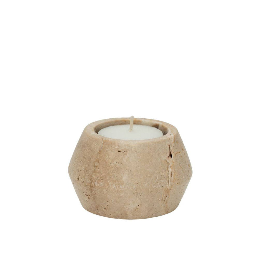 Travertine Tealight Holder