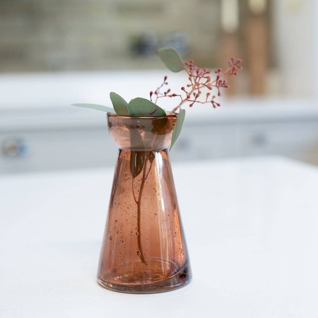 Brown Glass Vase