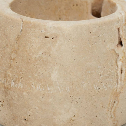 Travertine Tealight Holder
