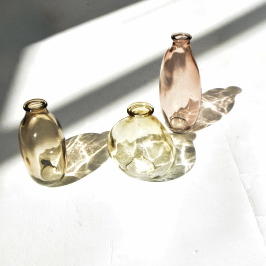 Natural Handcrafted Organic Vases - 3 pack