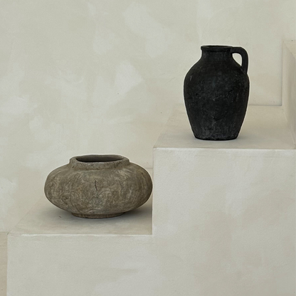 Wide Stone Vase, 27cm