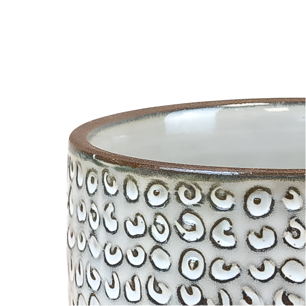 Patterned Ceramic Planter, 14cm