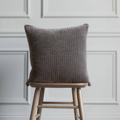 Haze Embroidered Cushion Iron: Iron 50 x 50cm