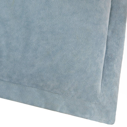 Merton Square Velvet Cushion Dusty Blue: Dusty Blue 55 x 55cm