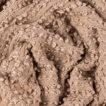 Arvo Woven Tasselled Throw Plaster: Plaster / 130 x 180cm