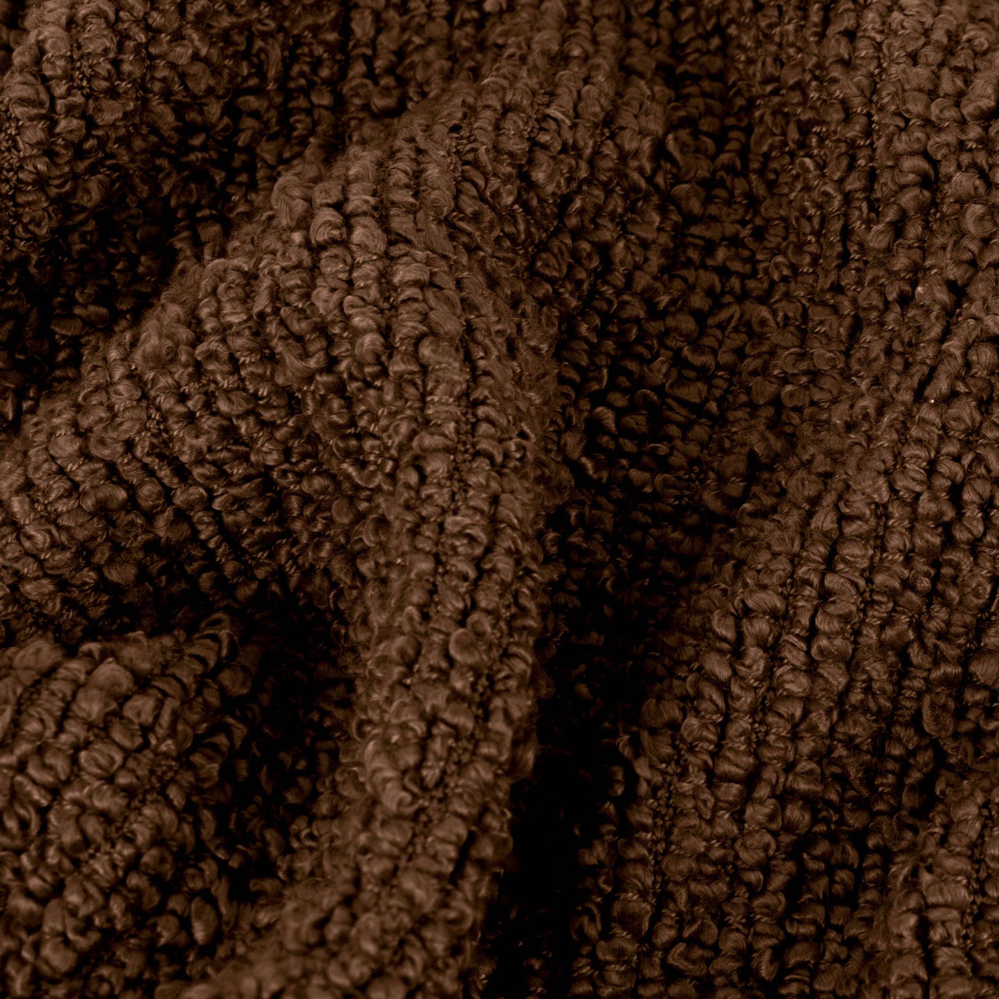 Candar Textured Boucle Throw Cocoa: Cocoa / 130 x 170cm