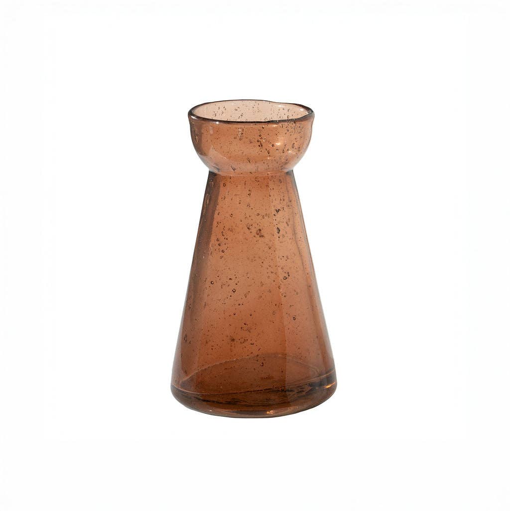 Brown Glass Vase