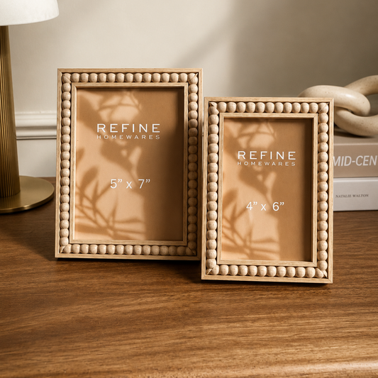 Beaded Wooden Photo Frame – 5” x 7”