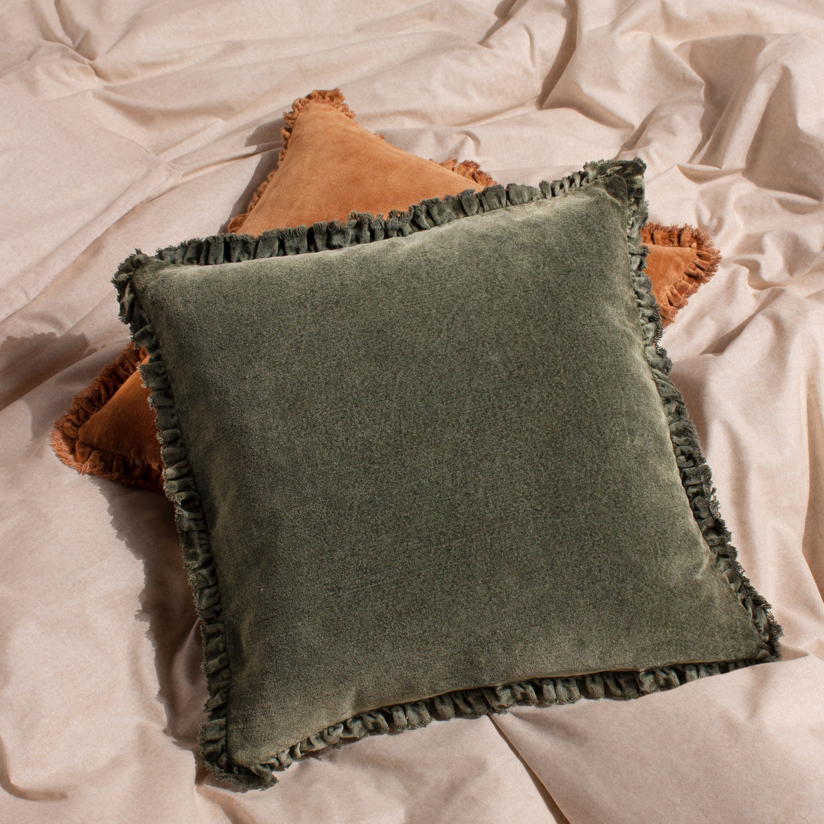 Bertie Cushion Moss