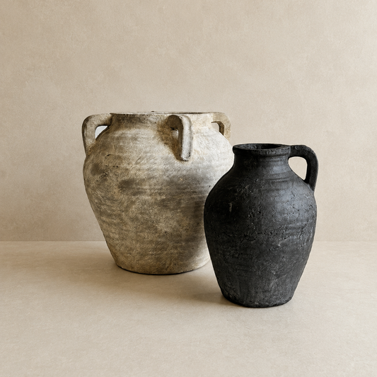 Stone Handcrafted Terracotta Vase