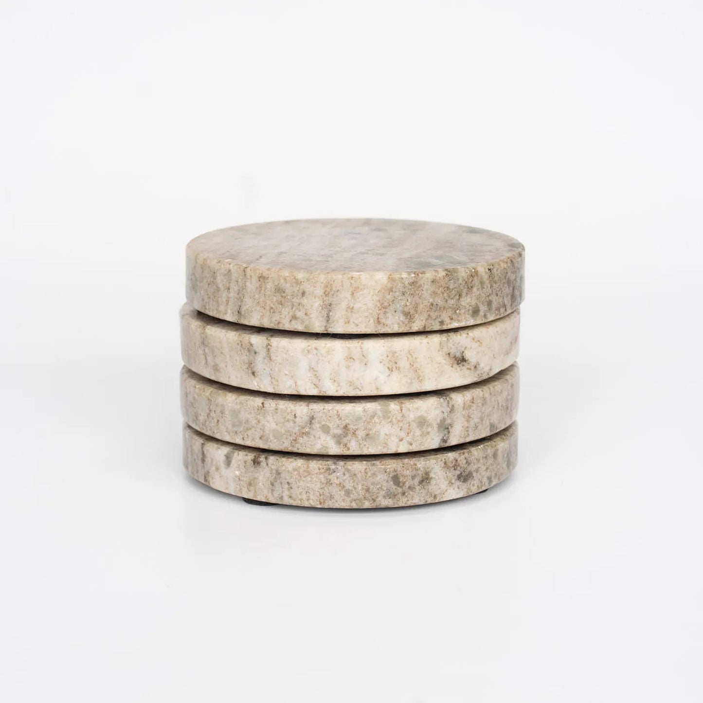 Brown Marble Coaster - Set of 4