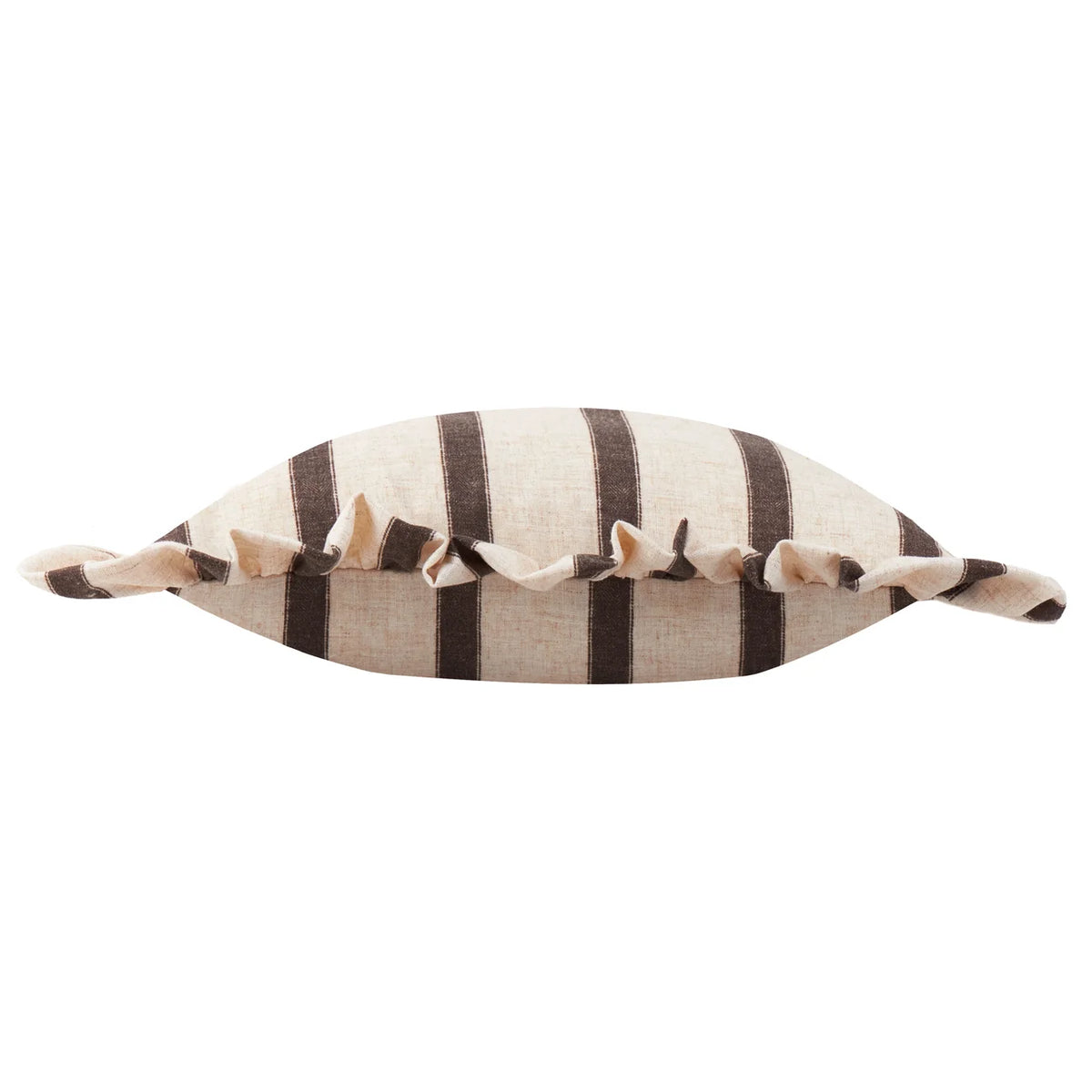 Connie Stripe Cushion Chocolate
