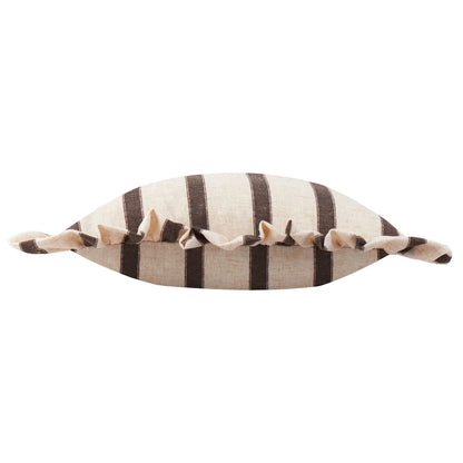Connie Stripe Cushion Chocolate