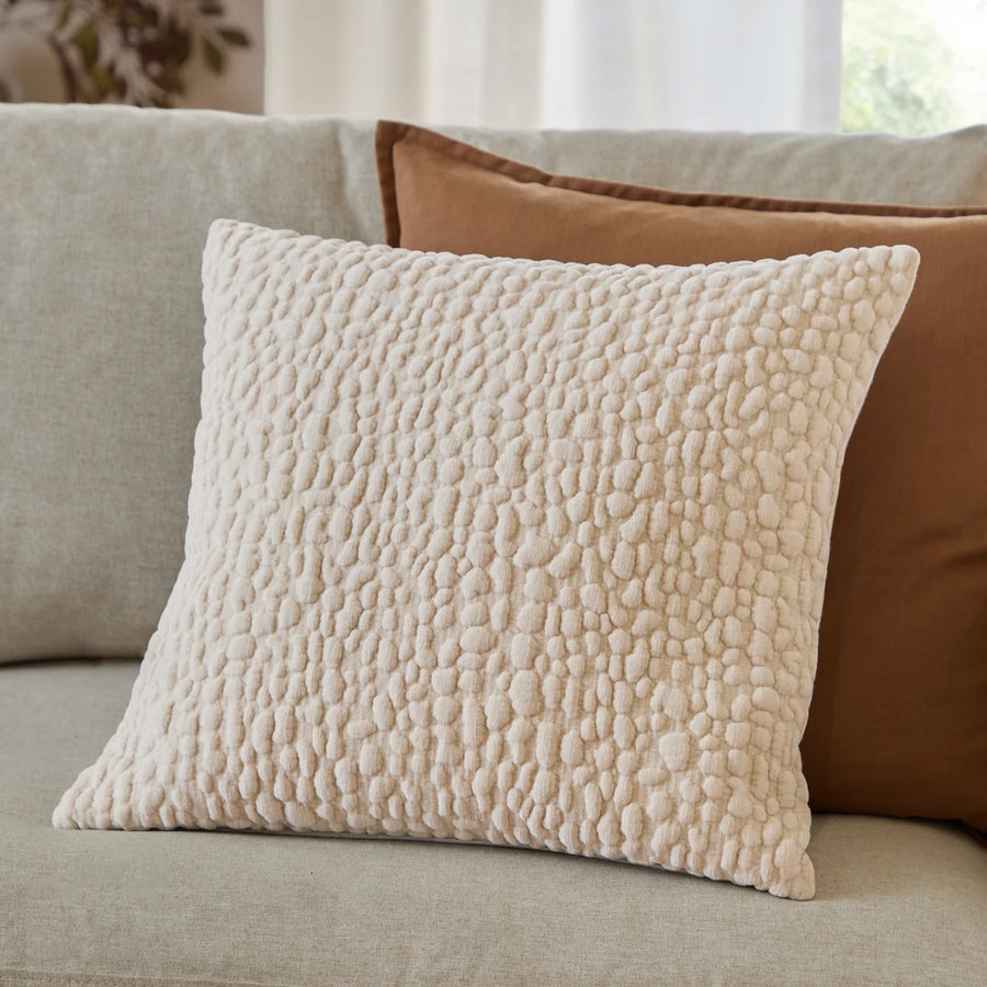 Pebble Textured Cushion Natural