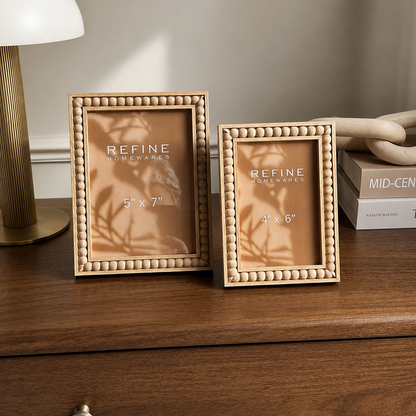 Beaded Wooden Photo Frame – 5” x 7”