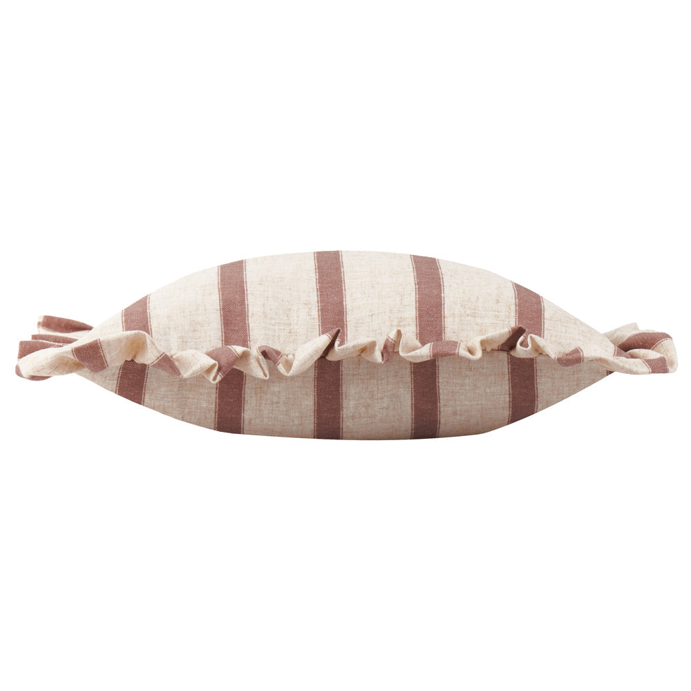 Connie Stripe Cushion Pink