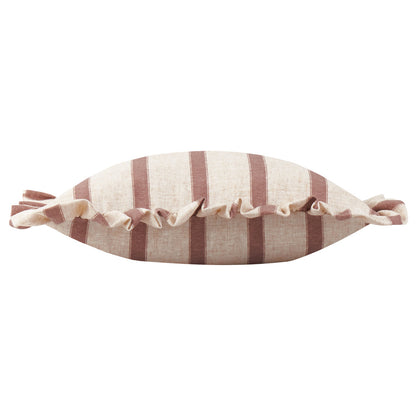 Connie Stripe Cushion Pink