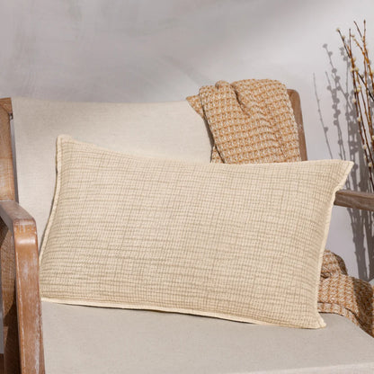 Ribble Textured Cushion Natural