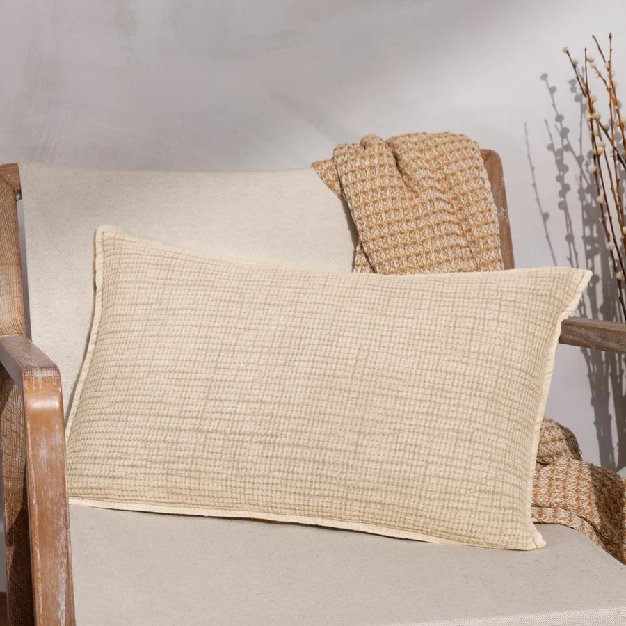 Ribble Textured Cushion Natural