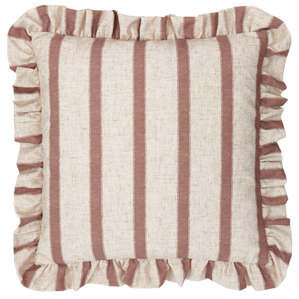 Connie Stripe Cushion Pink