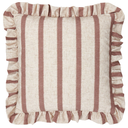Connie Stripe Cushion Pink