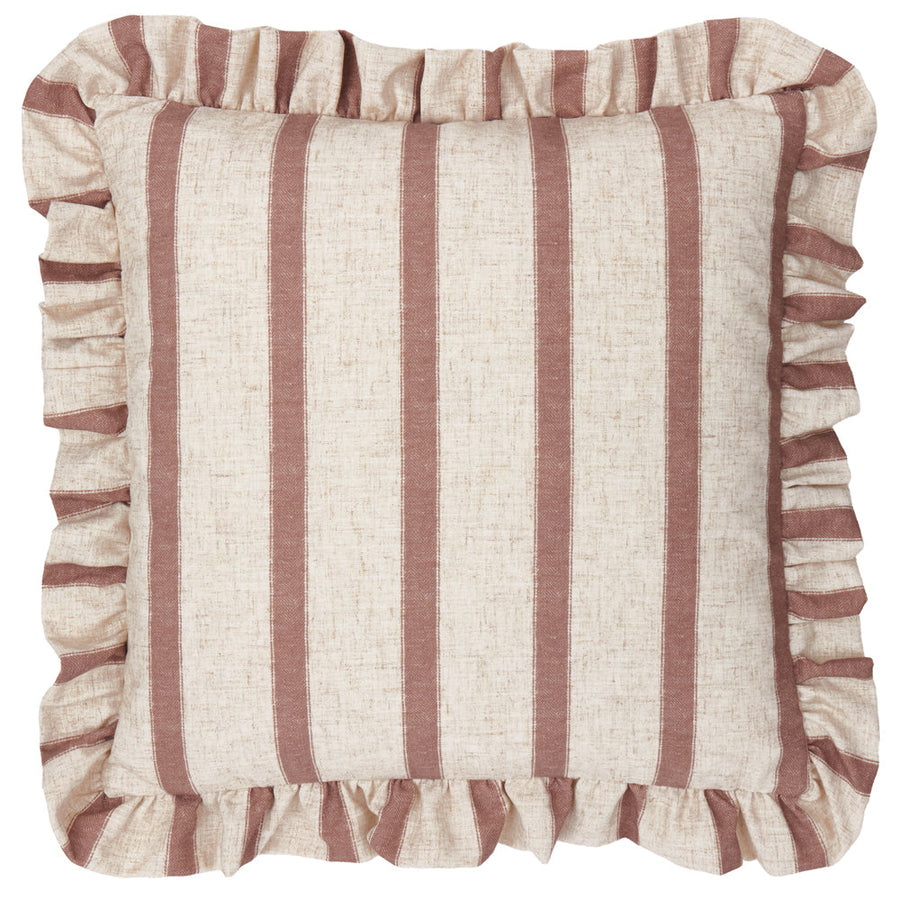 Connie Stripe Cushion Pink