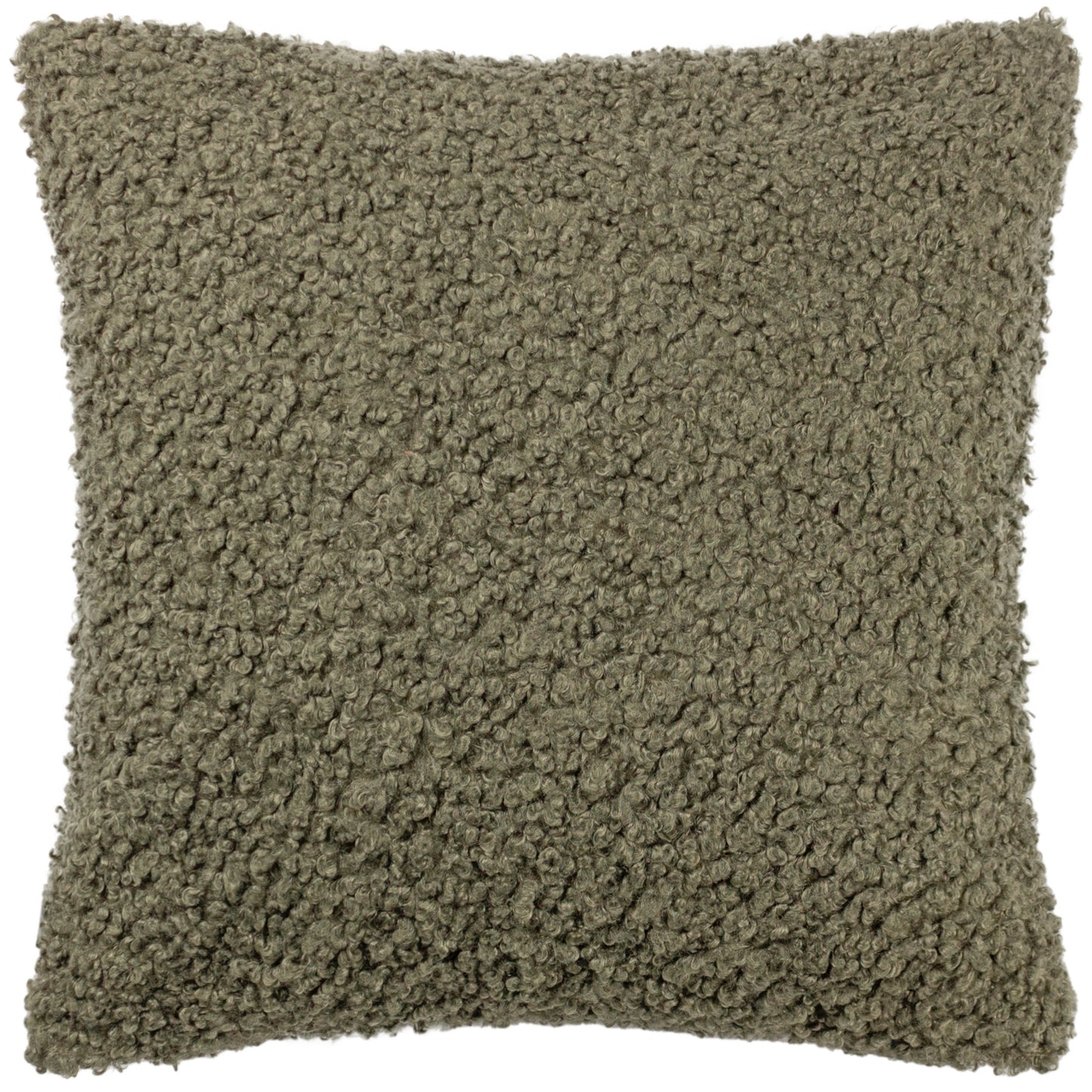 Cabu Chunky Boucle Cushion Khaki