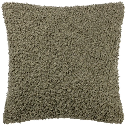 Cabu Chunky Boucle Cushion Khaki