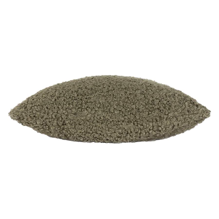 Cabu Chunky Boucle Cushion Khaki