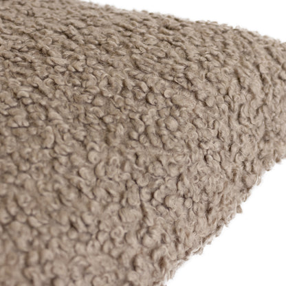Cabu Chunky Boucle Cushion Taupe