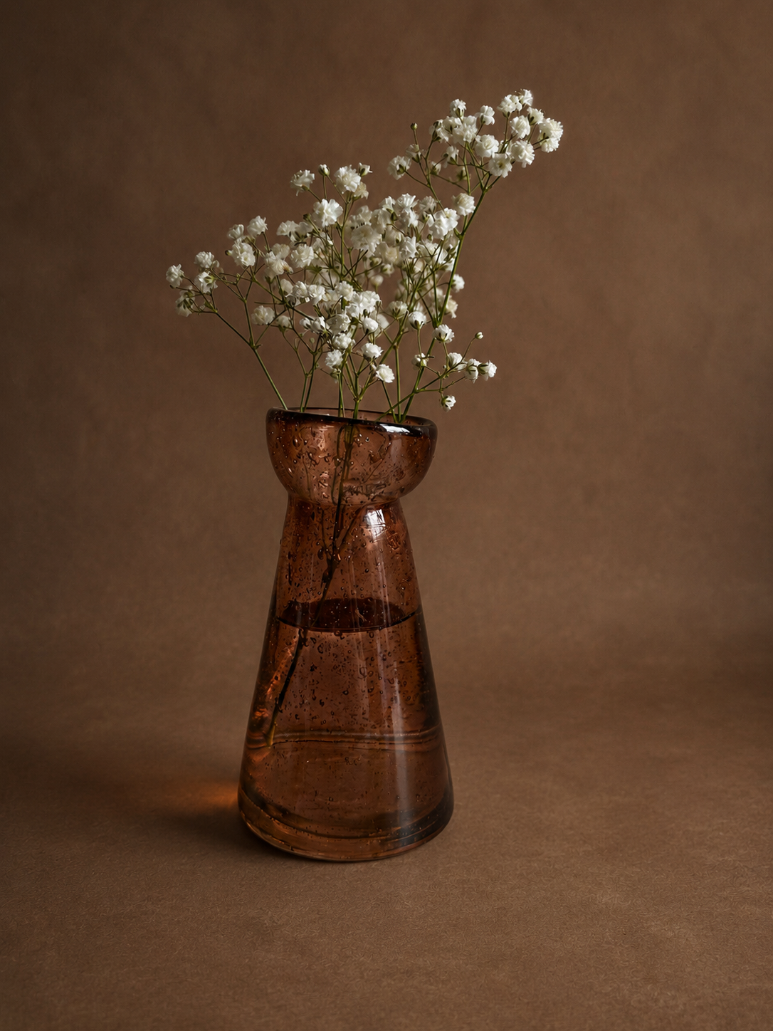 Brown Glass Vase