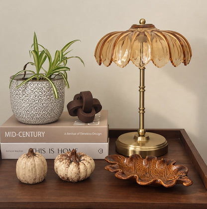 Neutral Ceramic Pumpkin Ornament - Small