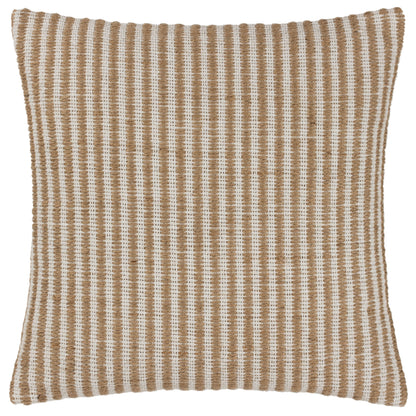 Organik Stripe Cushion Natural