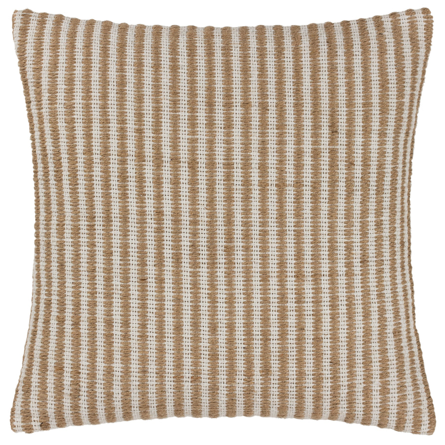 Organik Stripe Cushion Natural