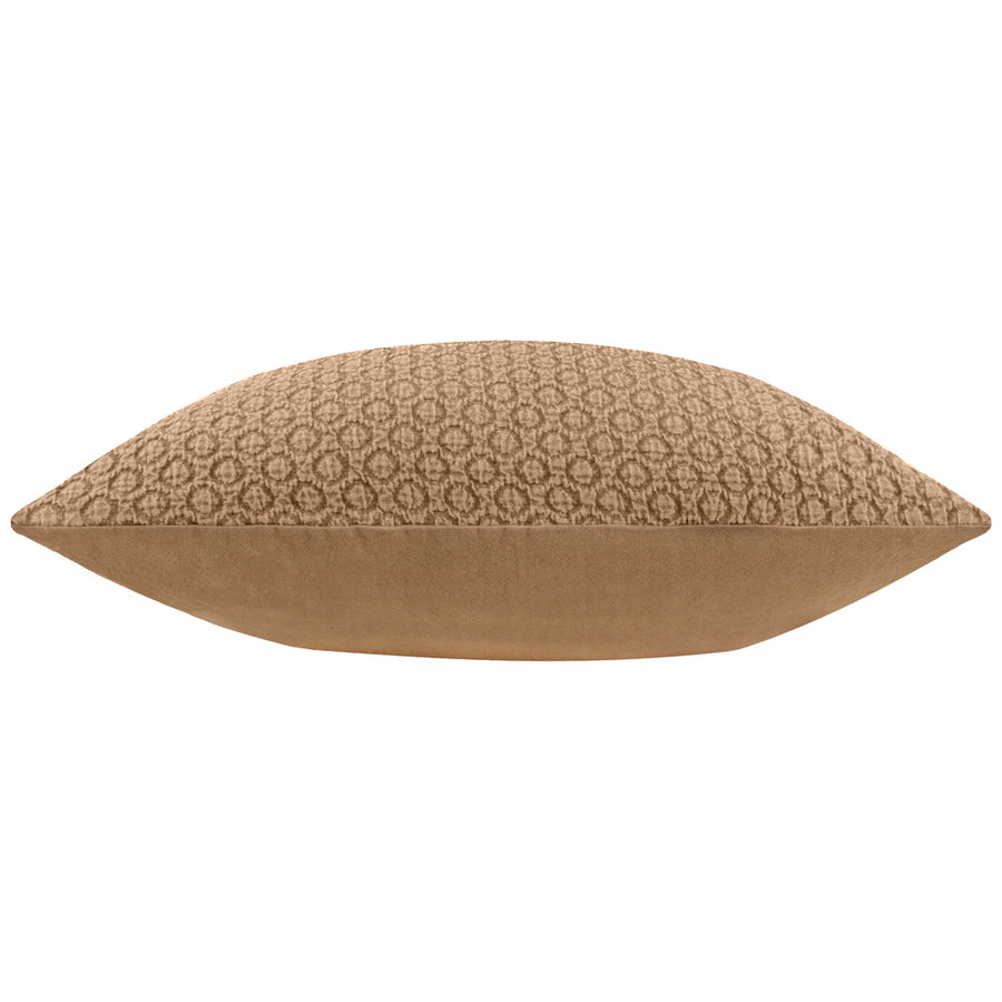 Tryfan Textured Cotton Cushion Biscuit